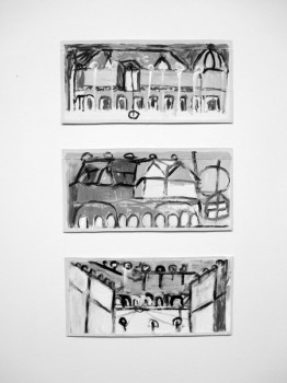 Gebäude 3, "Aus einer anderen Zeit", 09, a 32 x 11 cm